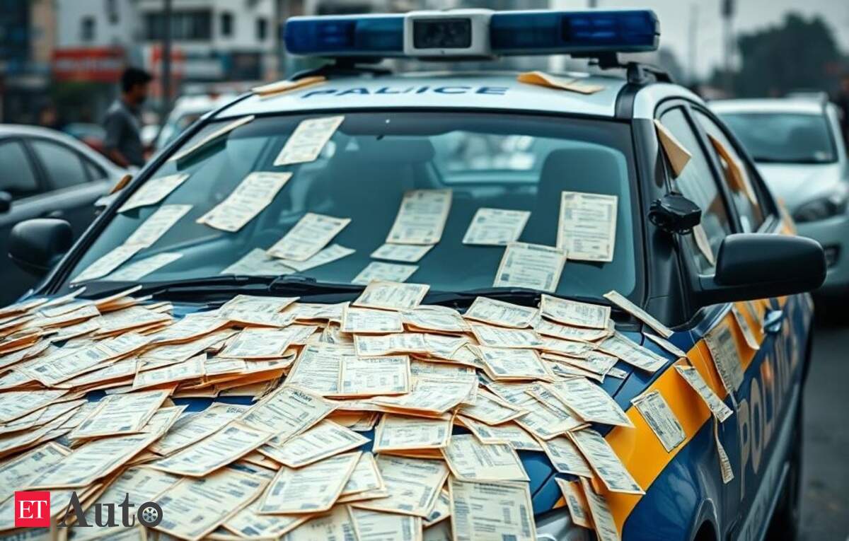 Over ₹17k challans pending against Hyd police vehicles