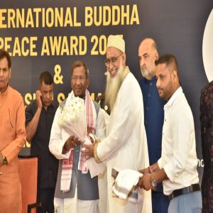 Entrepreneur-social activist Dr Mustafa Yusufali Gom gets International Buddha Peace Award