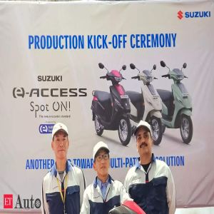 Suzuki Motorcycle India begins production of first electric scooter, e-ACCESS