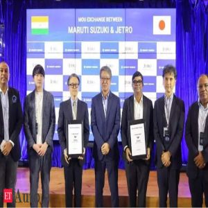 Maruti Suzuki signs MoU with JETRO to connect Indian and Japanese startups