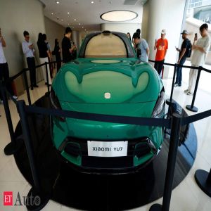 Xiaomi's Tesla Y rival YU7 hits showrooms in Beijing