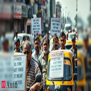 Notice to transport secy over flag meter for autos