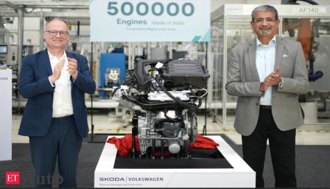 Skoda Auto Volkswagen India reaches 5 lakh engine production milestone