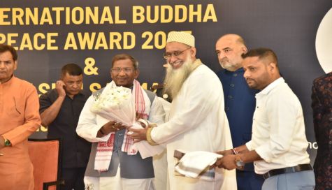 Entrepreneur-social activist Dr Mustafa Yusufali Gom gets International Buddha Peace Award